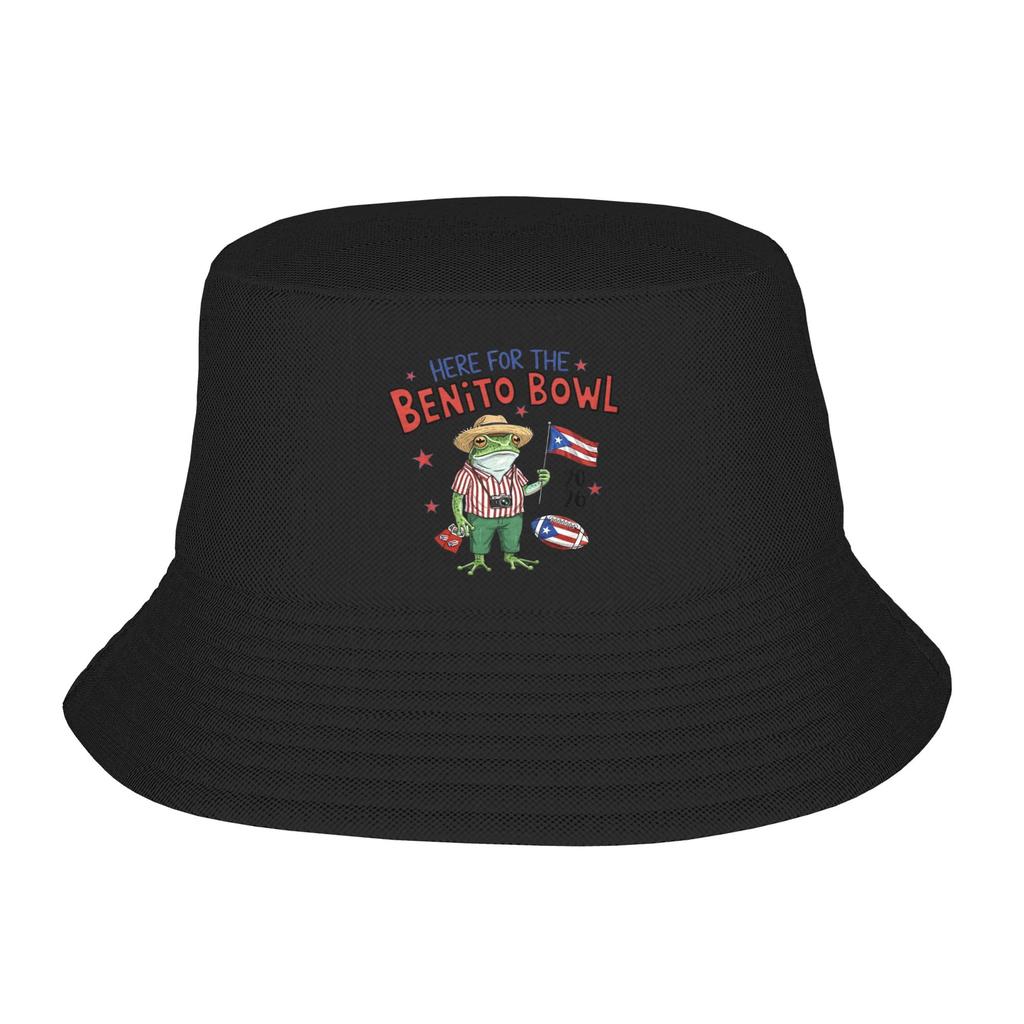 Шляпа-ведро Benito Bowl Пуэрториканский Bad Bunny для женщин Рыбацкие шляпы Харадзюку Индивидуальные шляпы от солнца