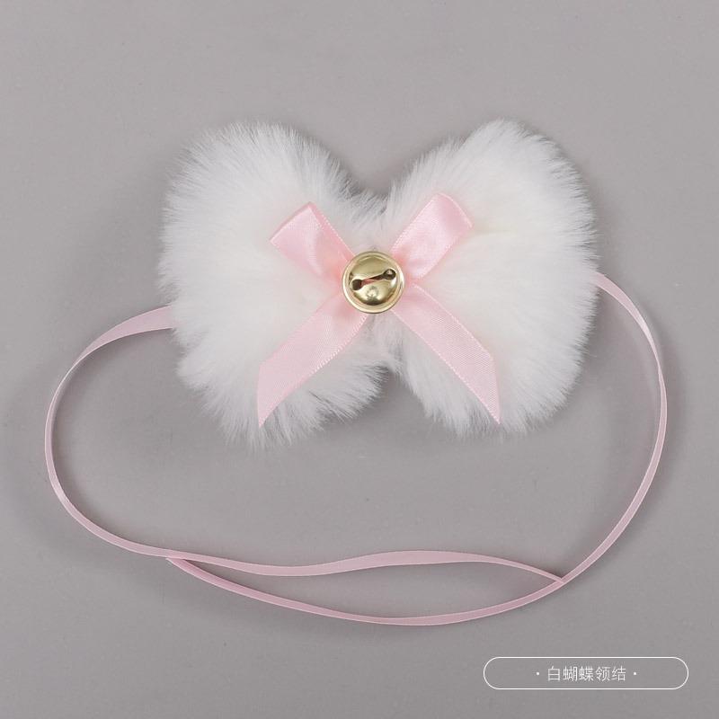 A Handmade Olita Neck Bell Accessory Prop Lace Bow Bell Collar Bow Tie Handmade