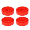 4Pcs Silicone Tire Insert Fit for SCX10 III 106x42mm Vibrant Color 1.9in Tire Foam Set Red