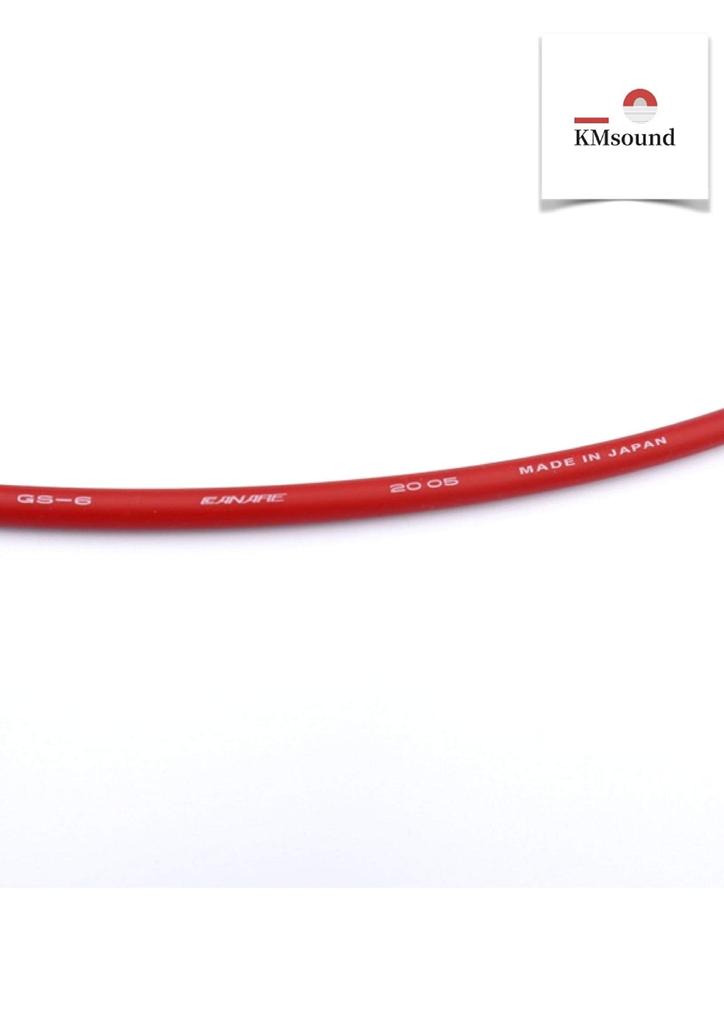 KMsound CANARE GS-6 Красный патч-кабель [L-LL-SS-S] Штекеры СДЕЛАНО В ЯПОНИИ (50 см, L-L)