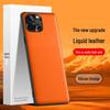 Защитный чехол Liquid Leather для iPhone 12 Pro от падений.