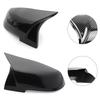 2 шт. ABS модный стиль волокна боковое зеркало крышка идеально подходит для BMW F20 F21 F30 запчасти аксессуары