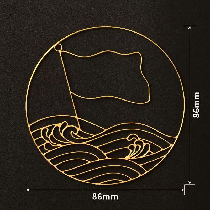 Набор для изготовления подставок в технике перегородчатой эмали: Цзинтайлань без волочения проволоки, в китайском стиле, командное мероприятие ручной работы