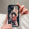 Милый чехол с рисунком Луффи для iPhone Samsung Galaxy Xiaomi Redmi POCO HUAWEI Honor, противоударный резиновый мягкий гибкий чехол