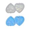 DIY Earring Holographic Silicone Mold Crystal Epoxy Resin Mold Heart Pendants Jewelry Making Casting Mold Decoration