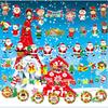 Paper Christmas Flag Christmas Theme Party Decor Banner Xmas Pull Flag  Shopping Mall Decor