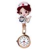 Карманные часы Lancardo Nurse Pocket, легко переворачиваются, идеально подходят для детских праздников, золотые часы, часы, часы, значок, чтение, циферблат, милые, работники, сиделки,
