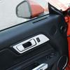 Inner Door Handle Bowl Panel Cover 2PCS For Ford Mustang 2015- Matte Silver