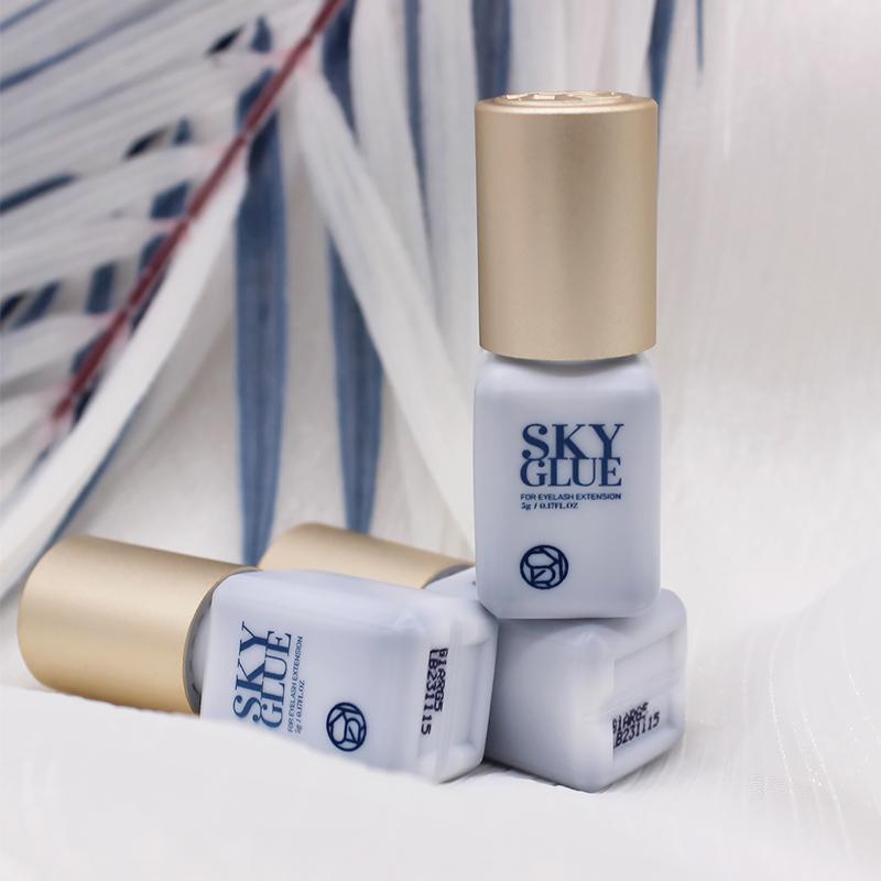 SKY Glue RA-01 Golden Cap для наращивания ресниц, клей, сильный клей, быстросохнущие инструменты для макияжа, товары для салона красоты