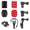 HSU Helmet Mount Accessory Set Action Camera Mount Kit Compatible with GoPro and Other Action Cameras Hero13/11/10/9/8/7/6/5