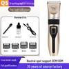 Silent Rechargeable Pet Hair Clipper for Home & Salon Use