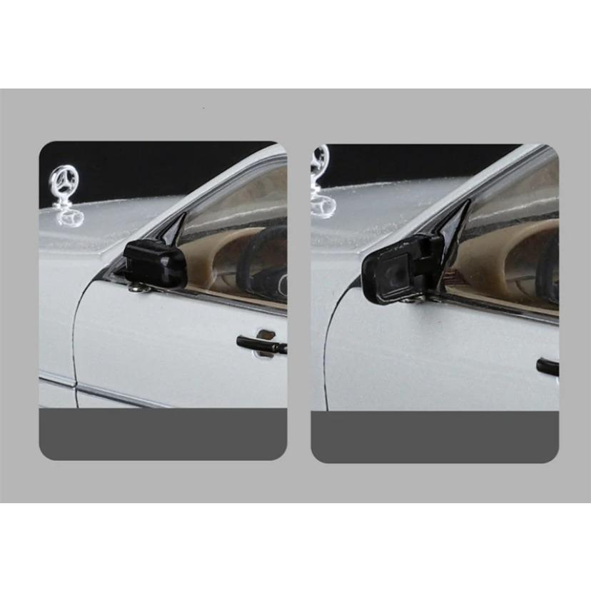 1/24 Benz W140 320SEL Alloy Vintage Car Diecast Metal Classic Car Toy Model Sound Light Pull Back Collectibles Children Birthday Gift