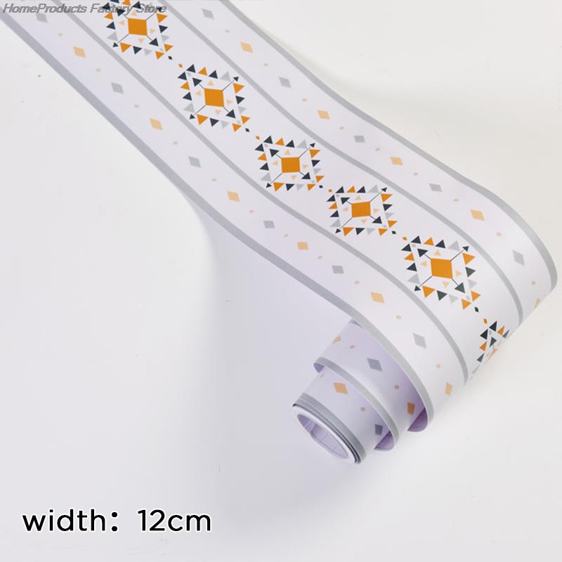 10M ПВХ водонепроницаемый пояс самоклеящийся плинтус поясной линии обои декор гостиной виниловые настенные наклейки на стену