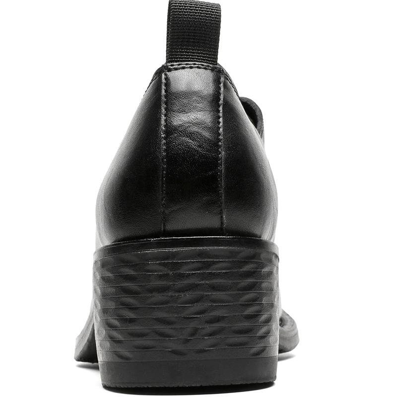 Fashion Leather Shoes For Man Platform Genuine Leather Big Size Shoes High Quality Designer Formal Platform Casual Shoes Outdoor