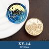 НаборCustom Frosted Copper Head Seal Set with Irregular Shape and Anime Pattern