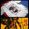 Samurai T-Shirt Deadly Warrior with Sword Bushido Code Japanese Blade Oni Tee
