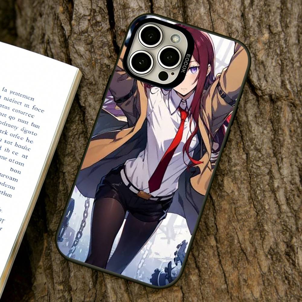 Чехол для телефона Steins Gate для iPhone 17,16,15,14,13,12,11 Plus,Pro Max,XS,Цветной Серебристый чехол для телефона Funda Cover