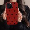 Черный чехол с сердечком для iPhone 17 iPhone 17 Pro Max