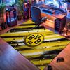 Боруссия Дортмунд BVB 09 Логотип Мазок Краски Фон Печать Область Ковер для Пола Фанат Футбола Прихожая Гостиная Нескользящий Декор Пола Ковер