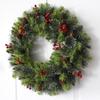 Artificial Xmas Wreath Gifts Christmas Table Decoration  For Door Window Fireplace