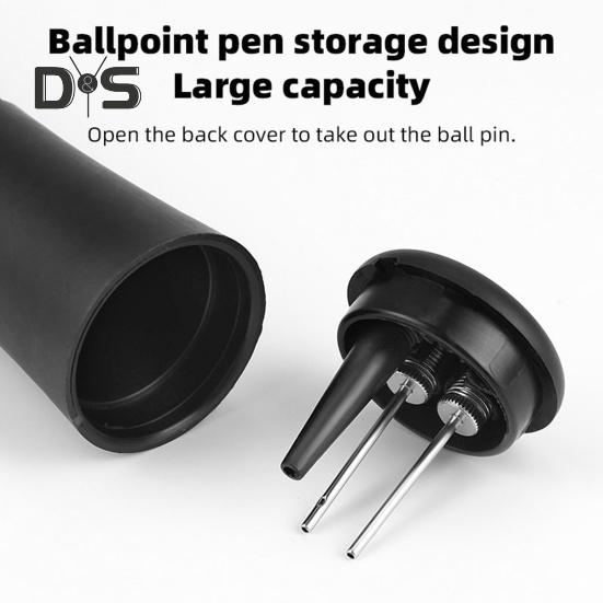 Спортивный насос для мячей Портативный воздушный насос для накачивания мячей с иглой для хранения Система накачивания Push And Pull Ручной насос для волейбола, баскетбола, футбола