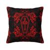 Custom Halloween Goth Bat Throw Pillow Case Living Room Decoration 3D Print Sofa Chair Cushion Cover Polyester Cozy Pillowslip