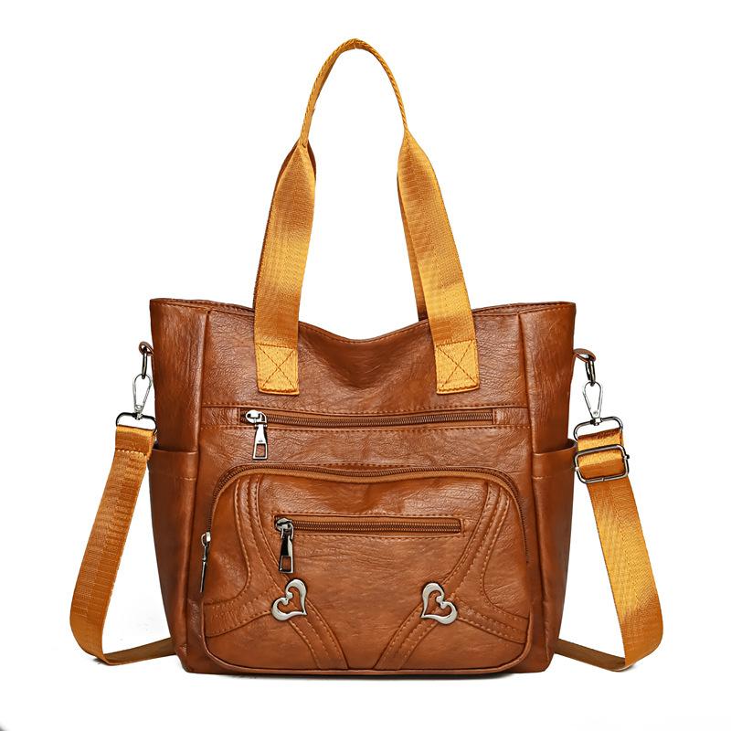 Женская новая простая сумка-мессенджер для поездок на работу, портативная сумка через плечо большой вместимости