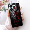 Чехол для Xiaomi Poco X8 Pro Max Чехол Популярный Цветок Мягкий Силикон Прозрачный ТПУ Бампер для Xiaomi Poco X8 Pro X8ProMax Fundas