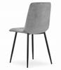 Kara Chair - Light Gray Velvet / Black Legs X 1