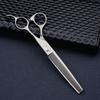Professional Pet Grooming Scissors Set Stainless Steel Straight Toothed Curved Thinning Dogs Full Body Use