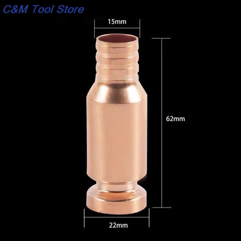 Red Copper Siphon Filler Pipe Manual Pumping Oil Pipe Fittings Siphon Connector Gasoline Fuel Water Shaker Siphon Wholesale