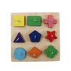 Parakeet Pet Educational DIY Colorful Playing Interactive Parrot Bird Toys Wooden Block Puzzles