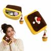 Portable CCD Cameras Bag Fluffy Texture Kawaii Sweet Style Storage Bag  Women Carry-on Use
