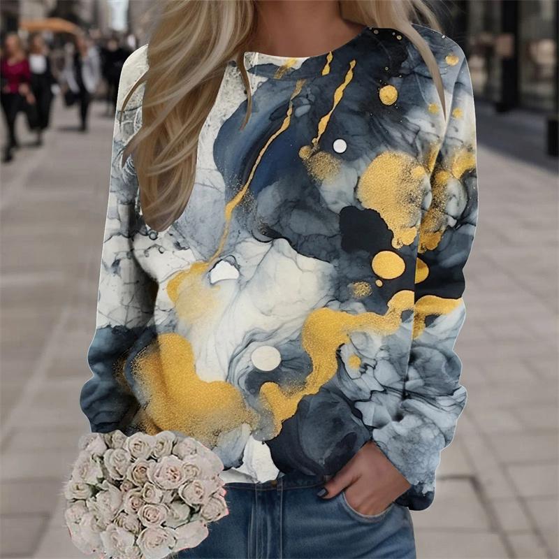 Зимние 3D-принты Красочные цветочные толстовки Модная уличная одежда Пуловеры Женские винтажные Y2k Унисекс Смешная одежда Топы для девочек