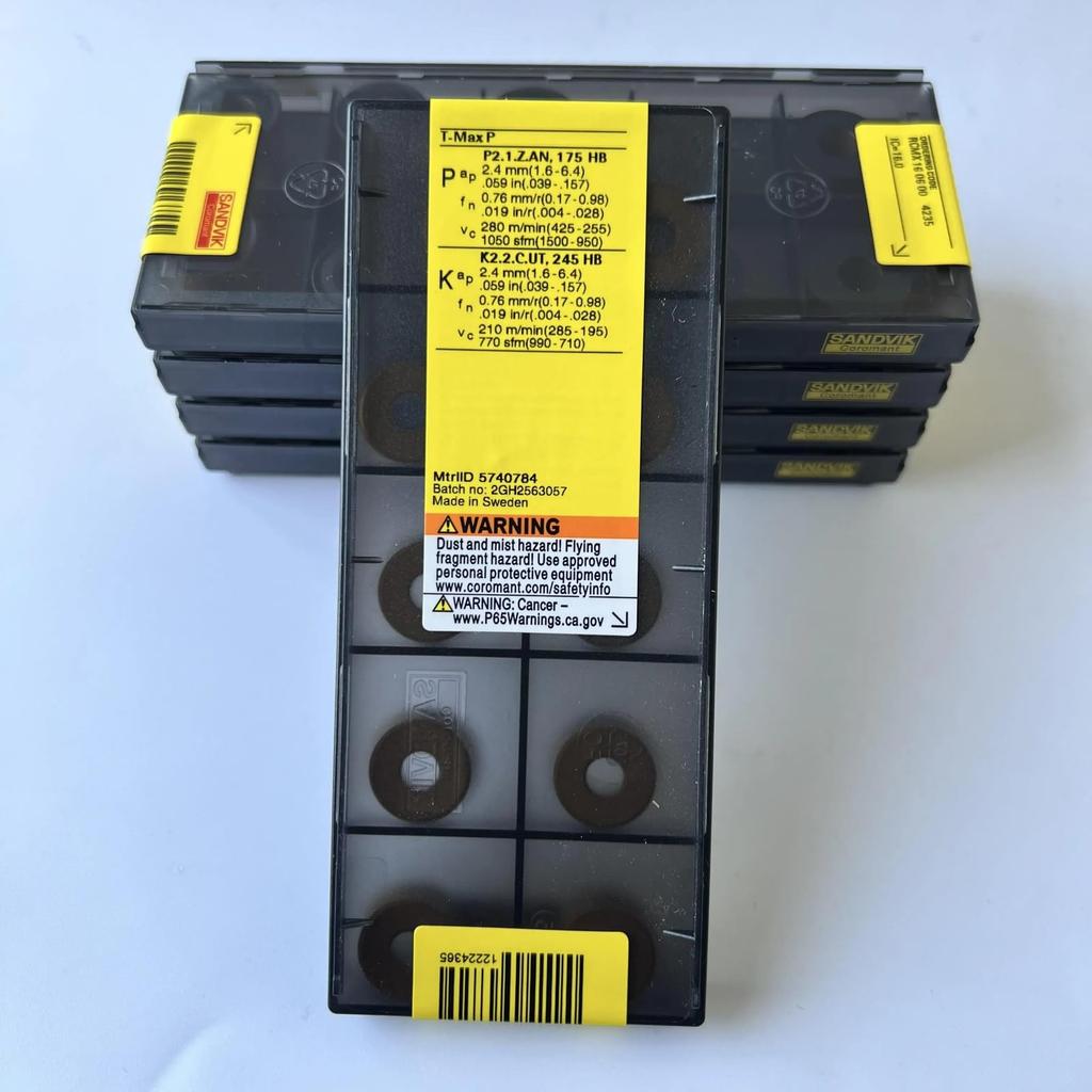 Original Sandvik / RCMX160600 4235 CNC Lathe Carbide Blade 10 PCS