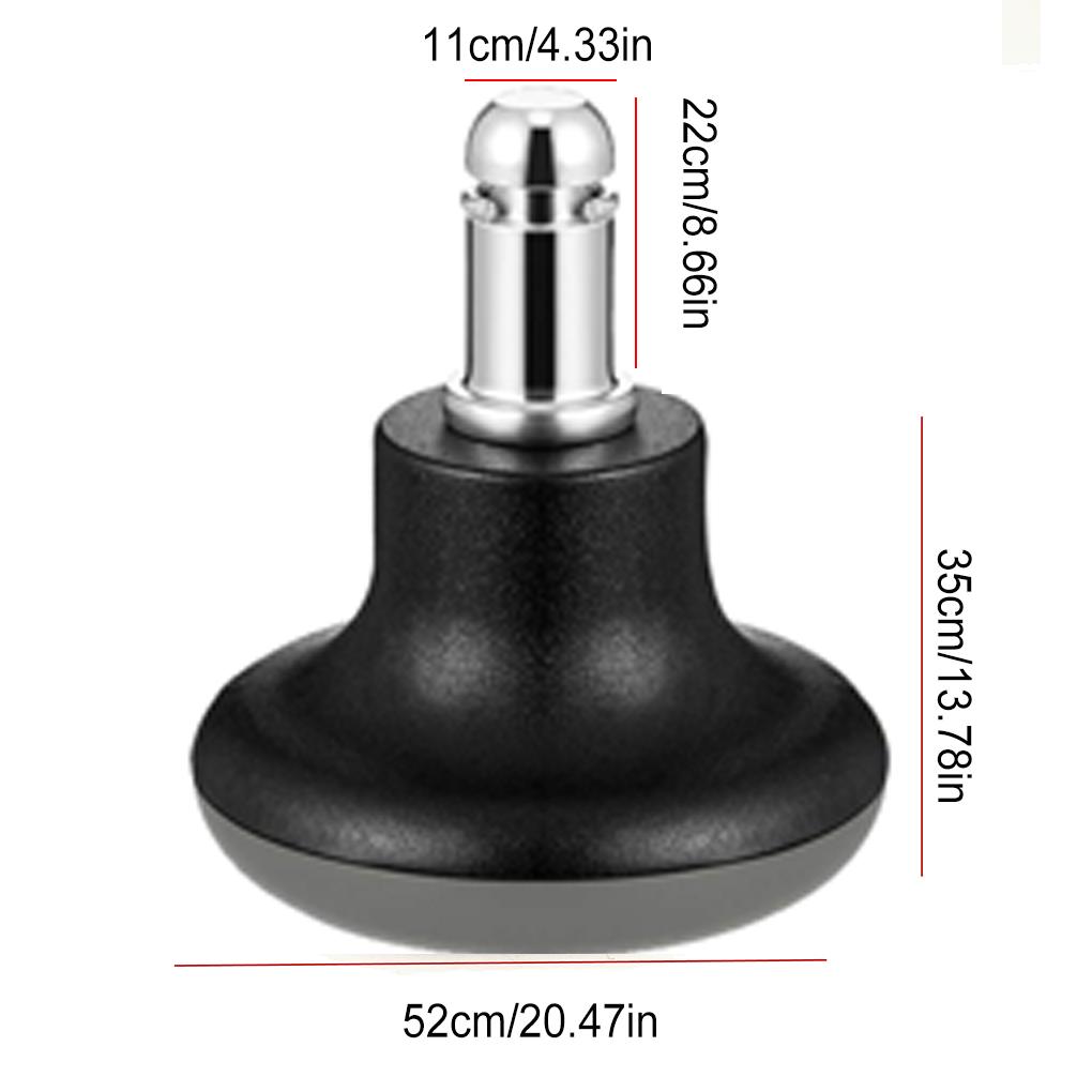 Колеса для офисного стула, 5 шт., практичный дизайн, прочный, устойчивый, нескользящий, защищает пол, фиксированное колесо, запасные части для стульев