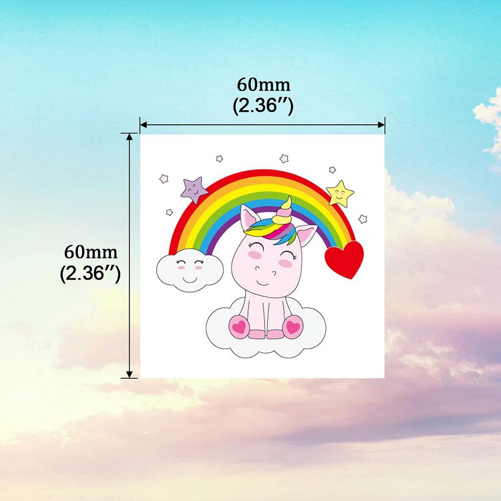 ANIUVOT 24 шт. наклейки-татуировки единорог маленькие дети временные детские поощрительные наклейки наклейки на тело аксессуары для косплея на день рождения Рождество