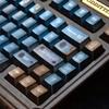 Набор колпачков для клавиш Wilde 153 клавиши PBT Кастомные Ретро Металлическая текстура Колпачки для клавиатуры Профиль Cherry для Механической клавиатуры