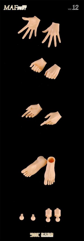 [TOYBARJAPAN] 1/6 Scale Action Figure MAF BODY Ver.12 MAF12-NB Tanned Male Man's Body