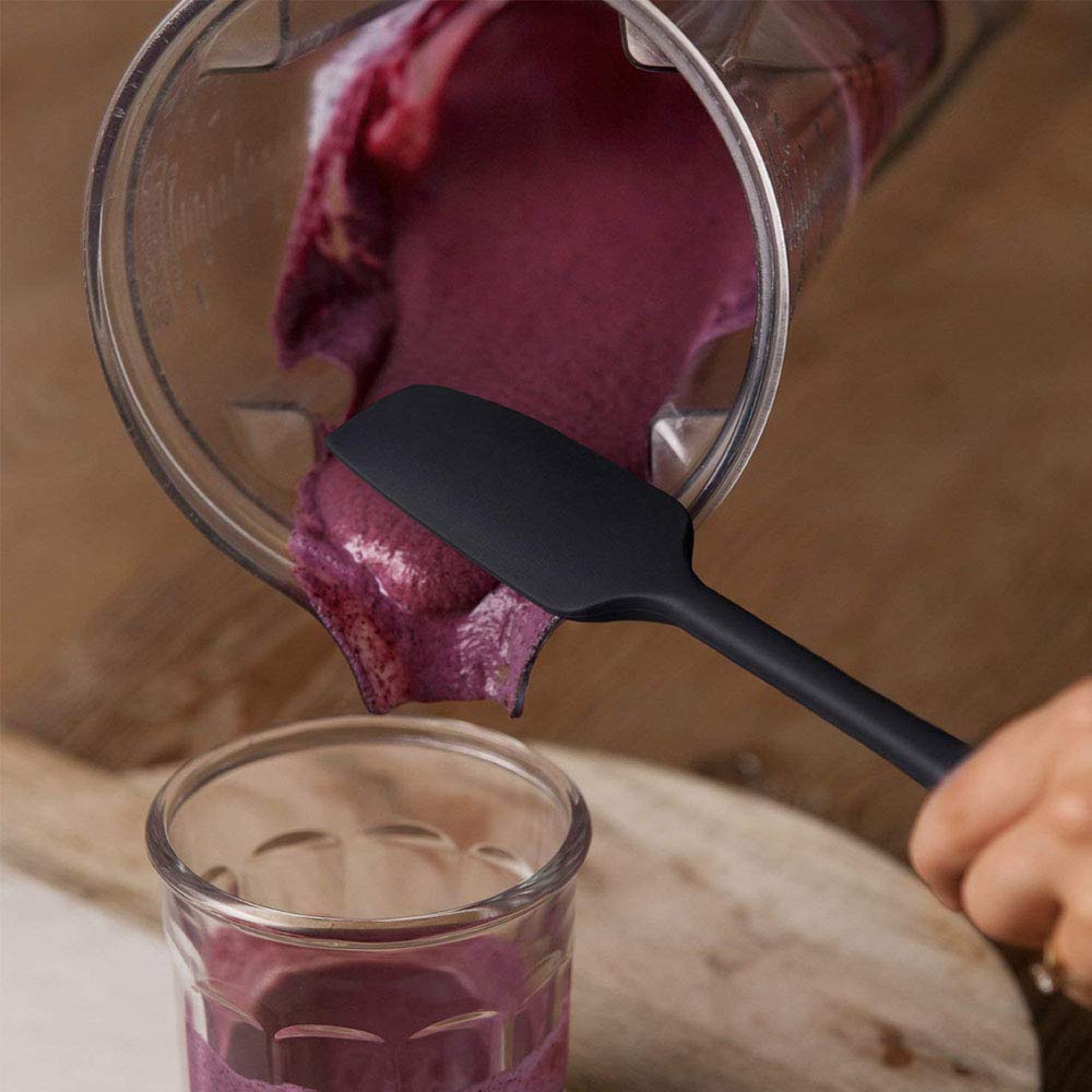 Лопатка BESTMADE, силиконовая резиновая лопатка, термостойкая, кухонная лопатка, мини-тонкая, кухонная утварь, кондитерские инструменты, набор для приготовления сладостей из 2 шт.