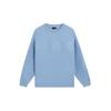 Li-Ning Sports Trend Series Embroidered Letter Pullover Sweatshirt Unisex Tops Soft-Grey Blue AWDS927-1