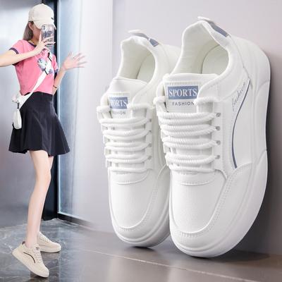 Маленькие белые туфли женские 2025 осень новые студенческие корейская версия ins трендовые универсальные туфли на платформе одинарные туфли весна и осень повседневная обувь SH506