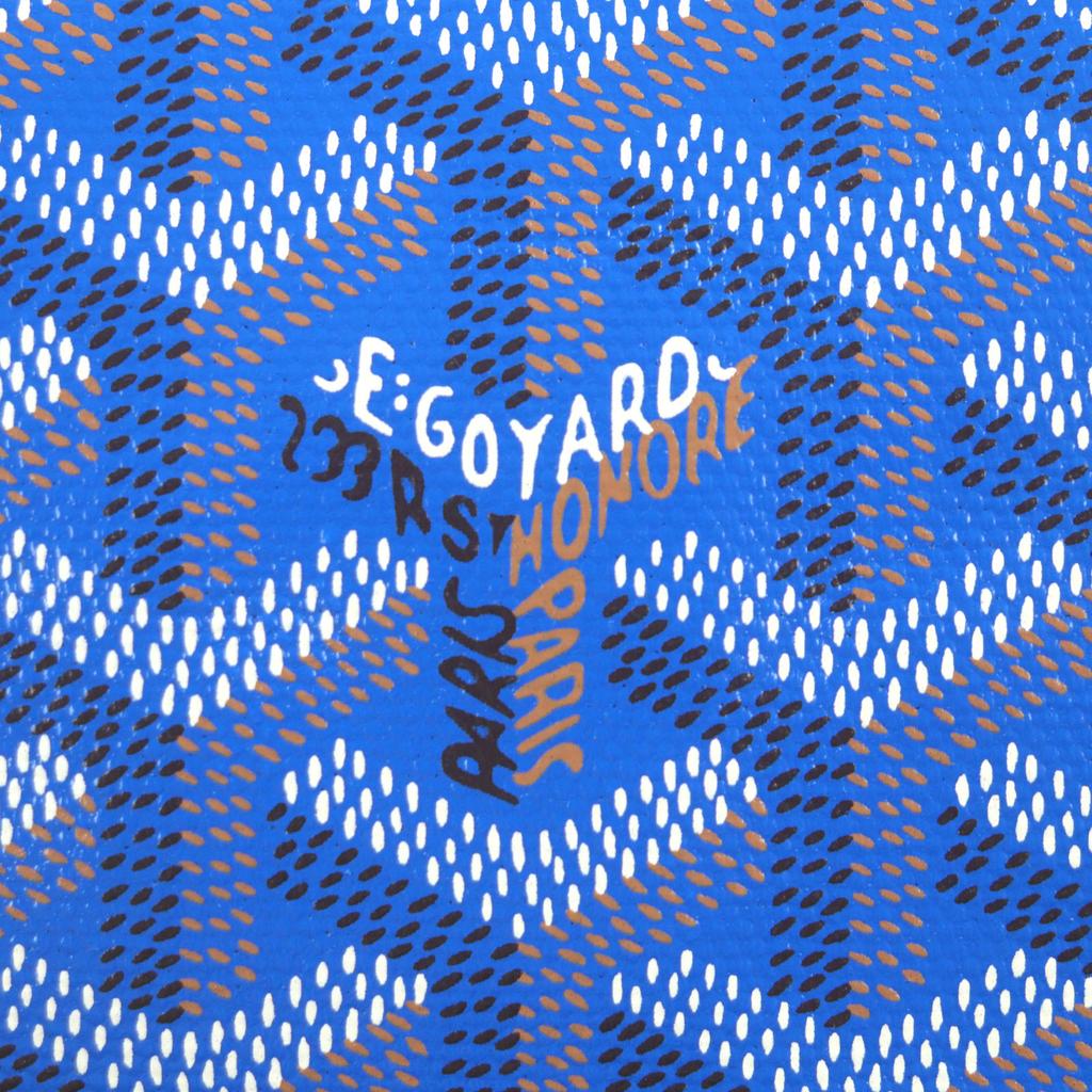 Pristine GOYARD Clutch Bag Conti Pouch Blue Mens CONTIPPMLTY01CL01P Used