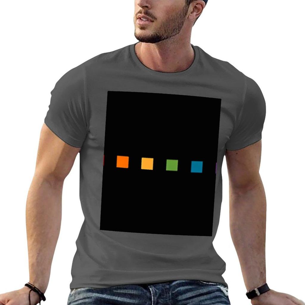Minimalist Dotted Gay Pride Flag Tshirt Basic Lightweight Short Sleeve Tee