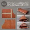 Genuine Leather Roll Pen Case Genuine Leather Wall Stand Made In Japan [3WAY] "Trans Pocket" [Chrome-free Leather] Pocket/Pen (Chocolate)