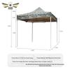 Starry Sky Camouflage Outdoor Retractable Canopy Tent
