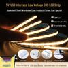 5V USB COB Светодиодная лента: Высокий CRI, Низкое напряжение, Самоклеящаяся, С регулируемой яркостью для освещения шкафа и полки.