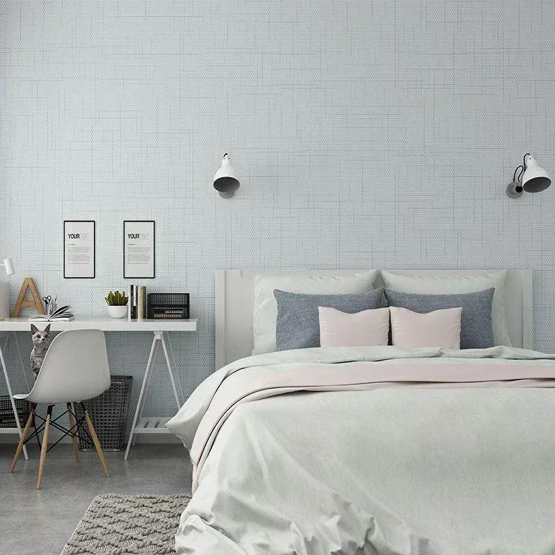 Однотонные Простые Современные Металлические Обои в Рулоне Текстура Цемента Бетона Обои для Спальни Гостиной Магазина Одежды Домашний Декор