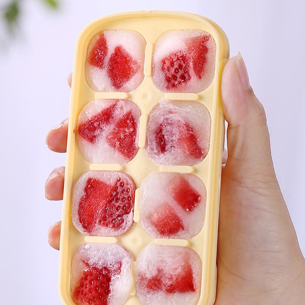 Simple Ice Tray Eight-Compartment Fruit Box Storage Box