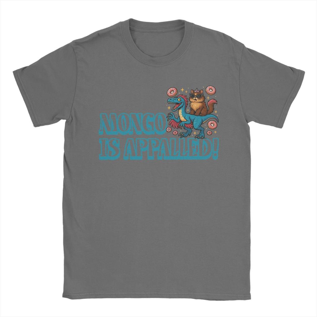 Mongo is Appalled Dungeon Crawler Carl princess donut T Shirts Men Pure Cotton Vintage TShirt O Neck  Tee Shirt Tops Graphic